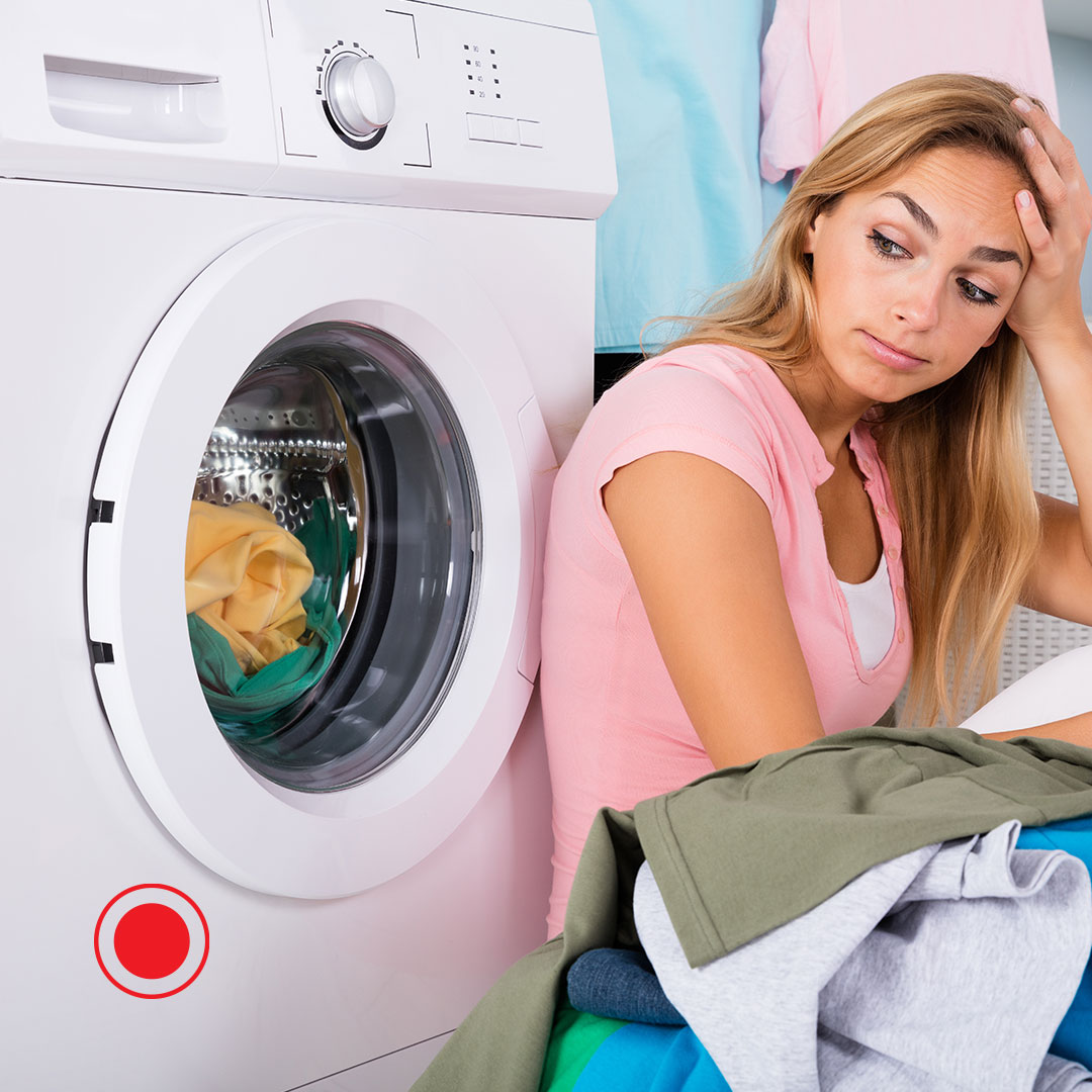 توقف ماشین لباسشویی در حین کار