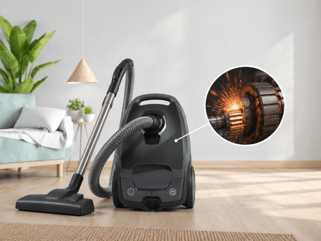 علت جرقه زدن جاروبرقی چیست؟ ۴ دلیل مهم و روش رفع مشکل